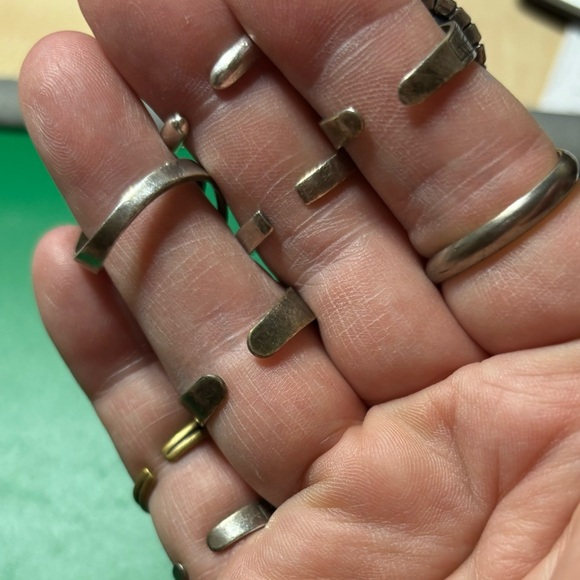 Lot of 8 adjustable women's rings! - Picture 2 of 5